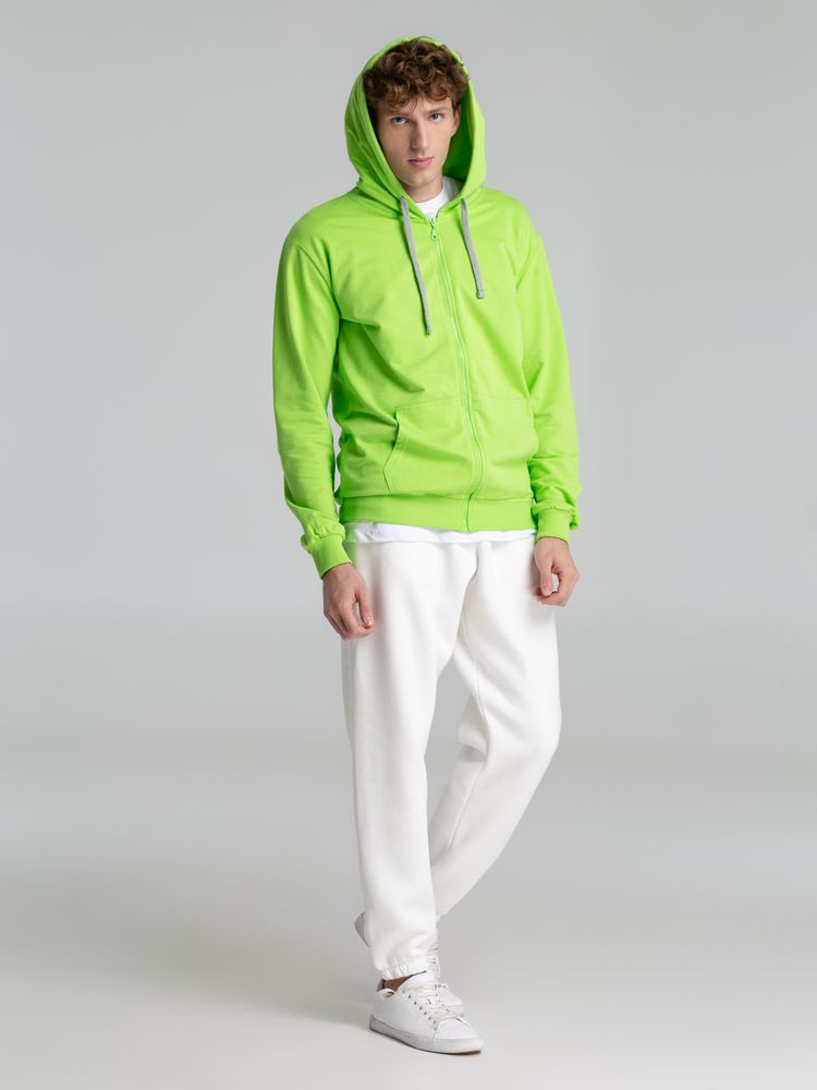 Толстовка на молнии с капюшоном Unit Siverga, зеленое яблоко / Миниатюра WWW (1000)