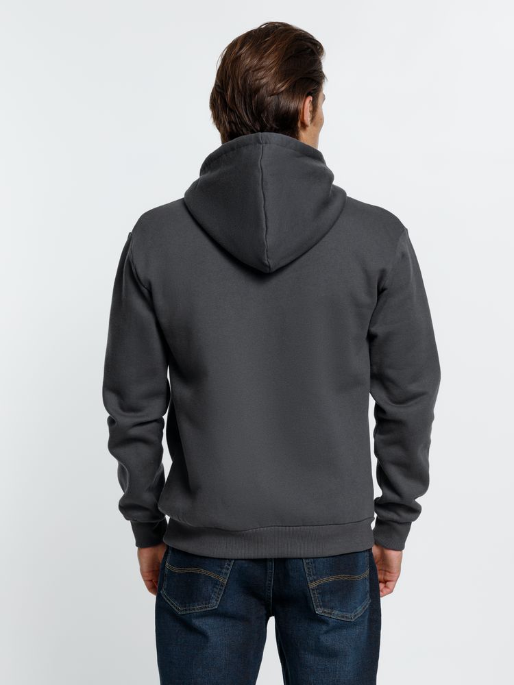 Толстовка на молнии с капюшоном Siverga 2.0 Heavy, темно-серая (графит) / Миниатюра модельного (1000)