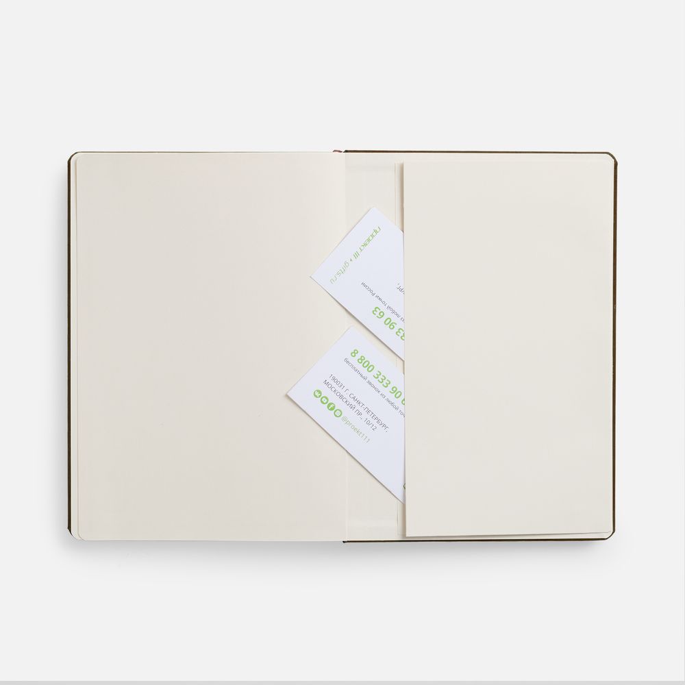 Ежедневник Urban Hard, недатированный, коричневый / Миниатюра WWW (1000)