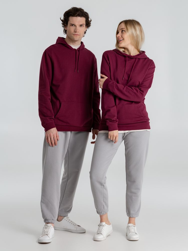 Толстовка с капюшоном унисекс Hoodie, бордовая / Миниатюра WWW (1000)