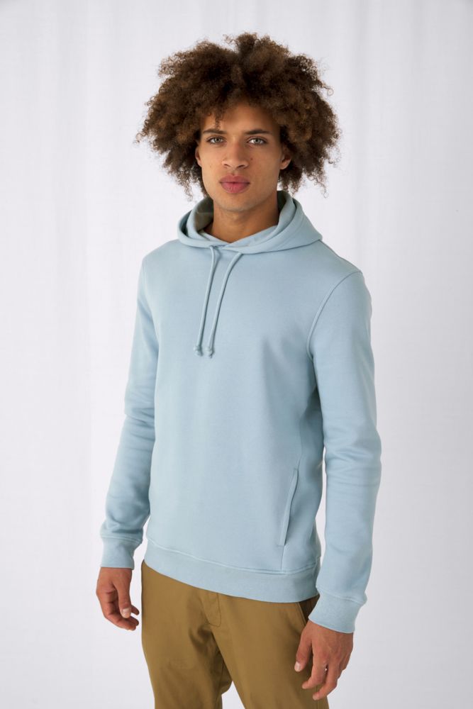 Толстовка с капюшоном унисекс BNC Organic, темно-синяя / Миниатюра WWW (1000)