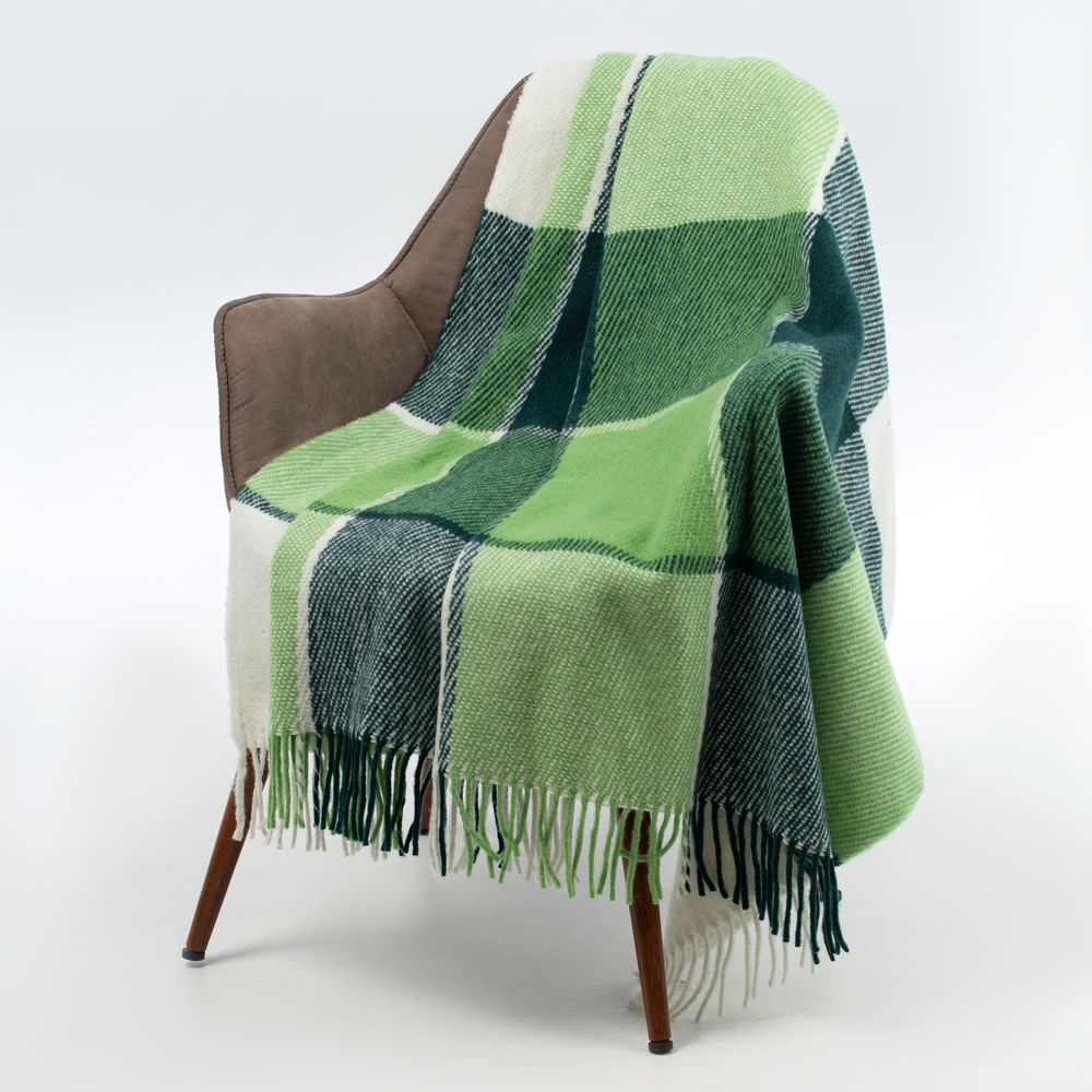 Плед Edinburgh, зеленый / Миниатюра WWW (1000)