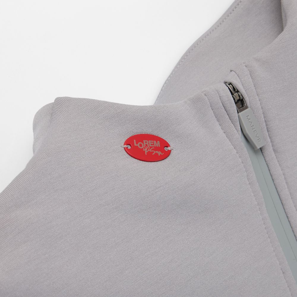 Шильдик металлический Alfa Oval, красный / Миниатюра нанесения (1000)