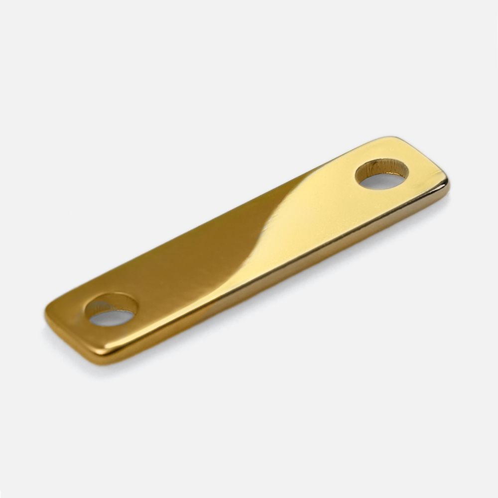 Шильдик металлический Alfa Liten, золотистый глянцевый / Миниатюра WWW (1000)