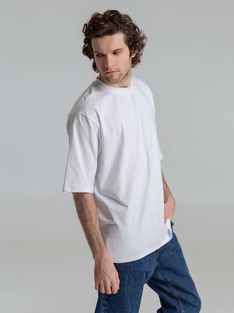 Футболка оверсайз Slope, белая / Миниатюра WWW (1000)