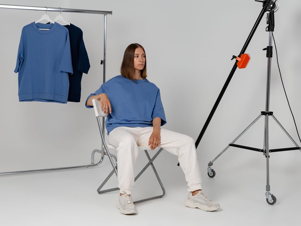 Футболка унисекс Neofit, синяя / Миниатюра WWW (1000)