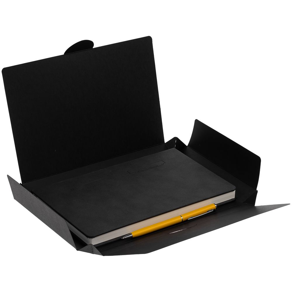 Набор Magnet Chrome с блокнотом, желтый / Миниатюра WWW (1000)