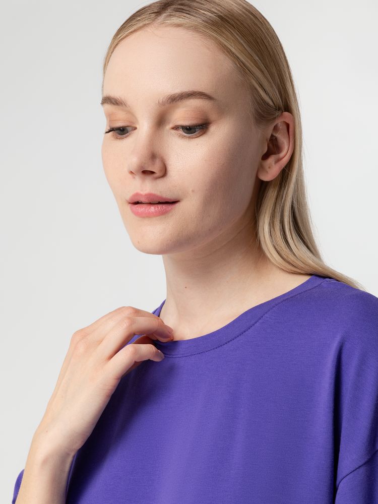 Футболка унисекс оверсайз Street Vibes, фиолетовая / Миниатюра WWW (1000)