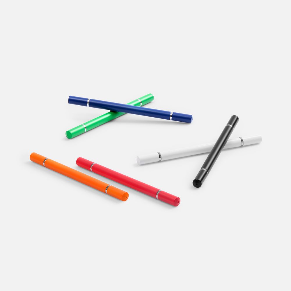 Ручка шариковая и вечный карандаш Diptych, белая / Миниатюра WWW (1000)