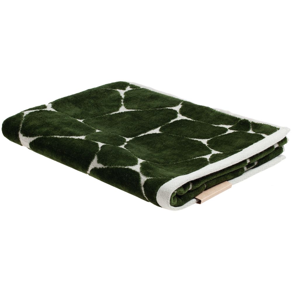 Полотенце Giraffe, малое, бежевое с зеленым / Миниатюра WWW (1000)