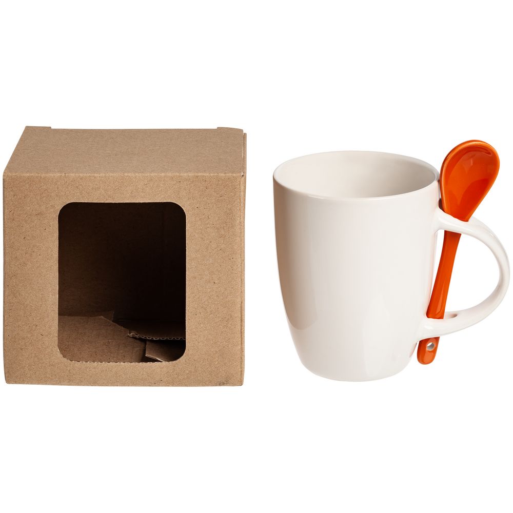 Коробка с окном для кружки Window, крафт / Миниатюра WWW (1000)