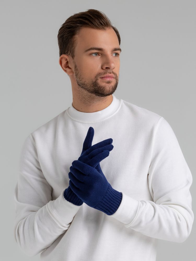 Перчатки Real Talk, темно-синие / Миниатюра WWW (1000)