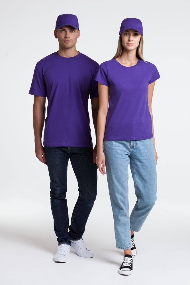 Футболка унисекс T-Bolka 160, фиолетовая / Миниатюра WWW (1000)