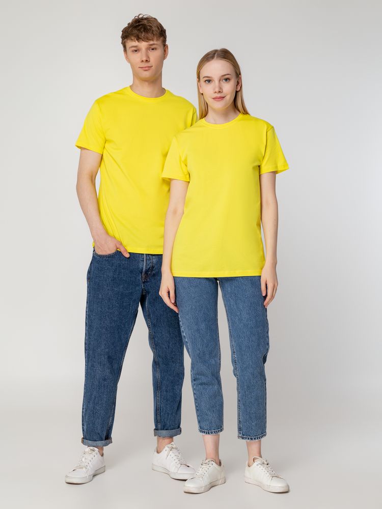 Футболка унисекс T-Bolka 160, желтая / Миниатюра WWW (1000)