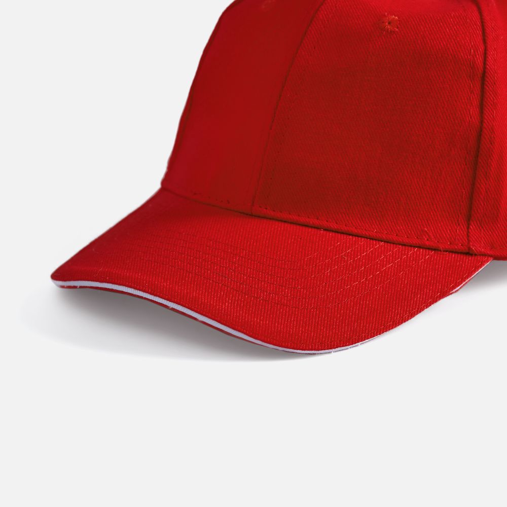 Бейсболка Buffalo, красная с белым / Миниатюра WWW (1000)