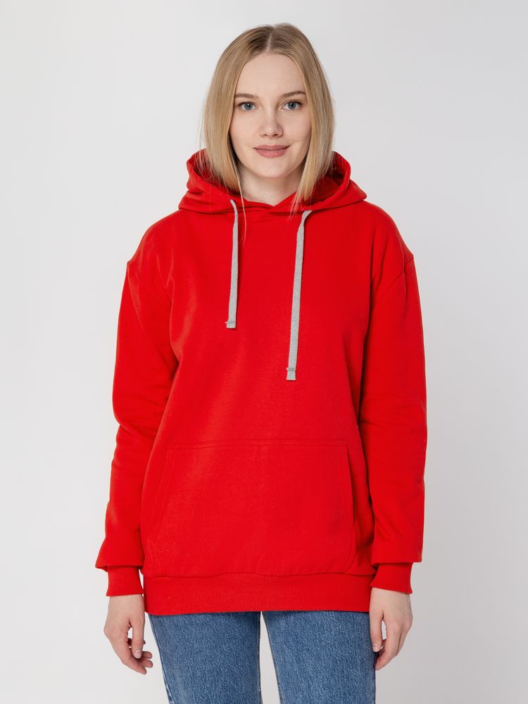 Толстовка с капюшоном Unit Kirenga Heavy, красная / Миниатюра WWW (1000)