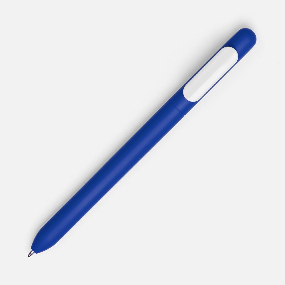 Ручка шариковая Swiper Soft Touch, синяя с белым / Миниатюра WWW (1000)