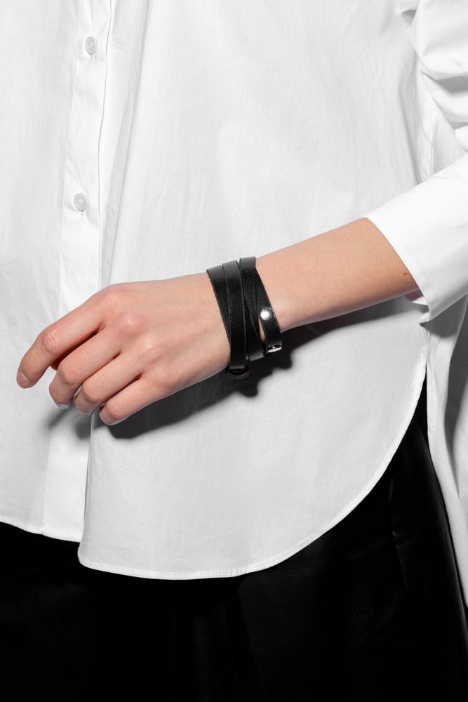 Браслет в тубусе «Ловец слов», черный / Миниатюра WWW (1000)