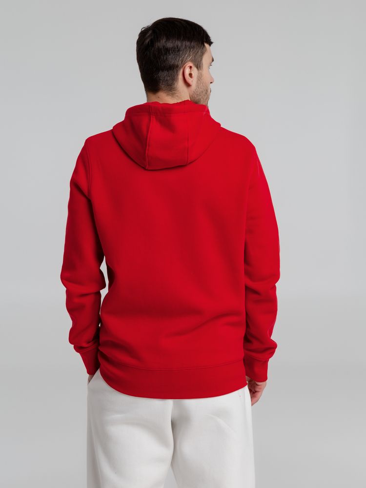 Толстовка с капюшоном на молнии унисекс King, красная / Миниатюра WWW (1000)