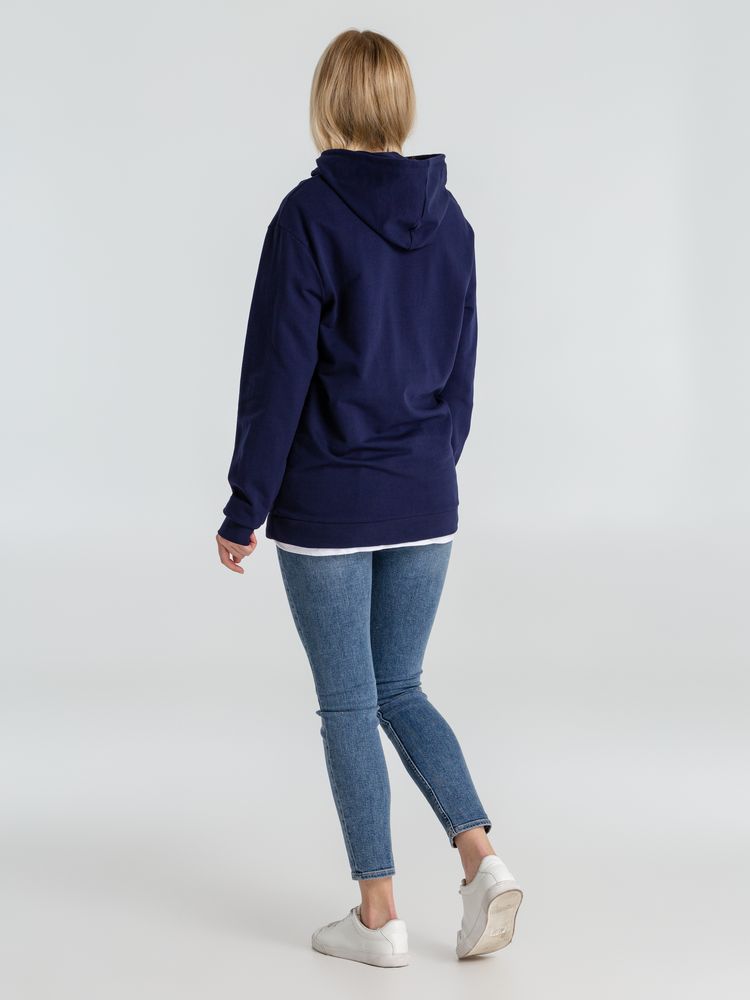 Толстовка с капюшоном унисекс Hoodie, темно-синяя / Миниатюра WWW (1000)