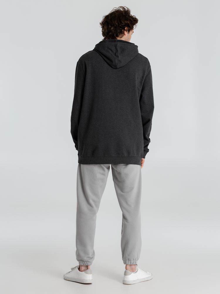 Толстовка с капюшоном унисекс Hoodie, серый меланж (антрацит) / Миниатюра WWW (1000)