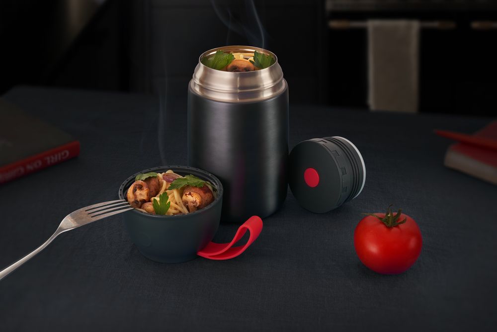 Термос для еды feedAway 700, серо-стальной / Миниатюра WWW (1000)