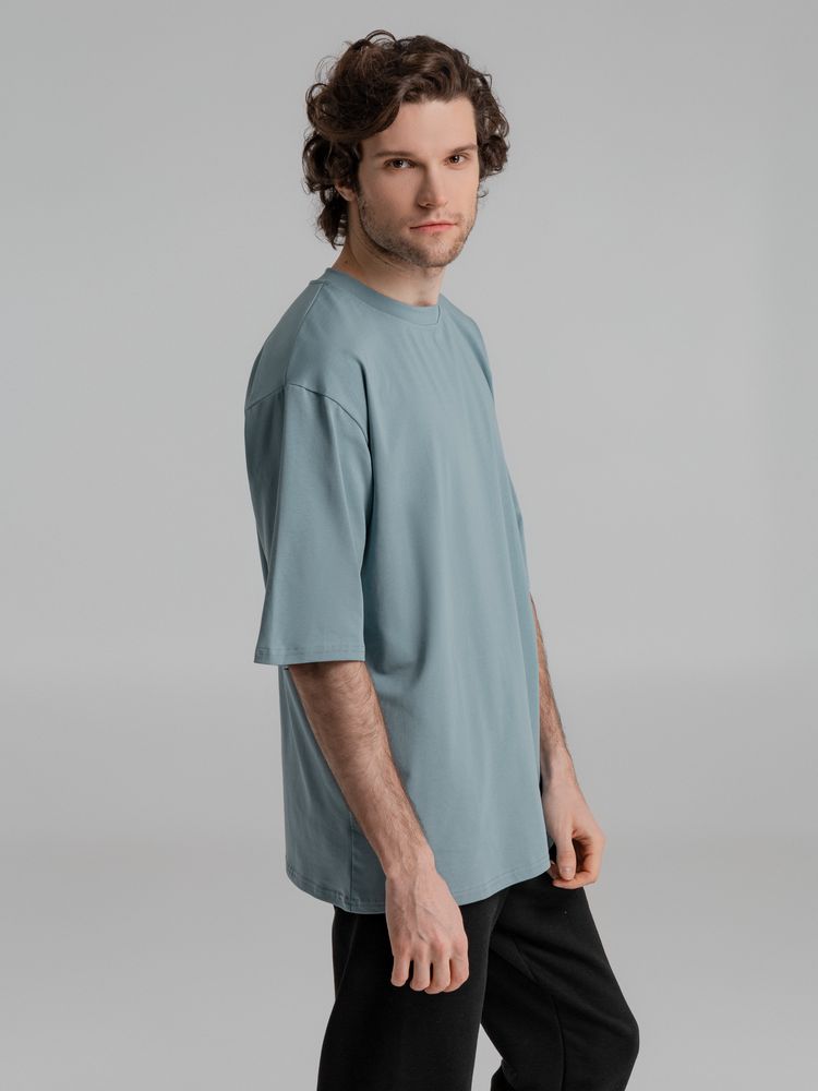 Футболка оверсайз Slope, серо-зеленая / Миниатюра WWW (1000)