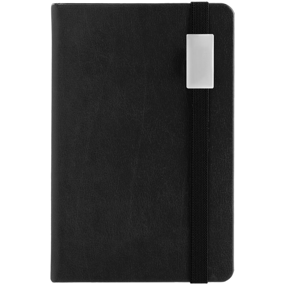 Ежедневник Replica Metal Mini, недатированный, черный / Миниатюра WWW (1000)