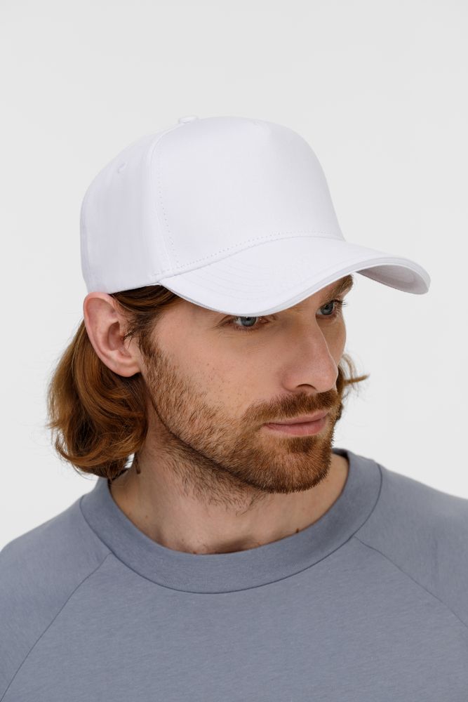 Бейсболка C1, белая / Миниатюра WWW (1000)