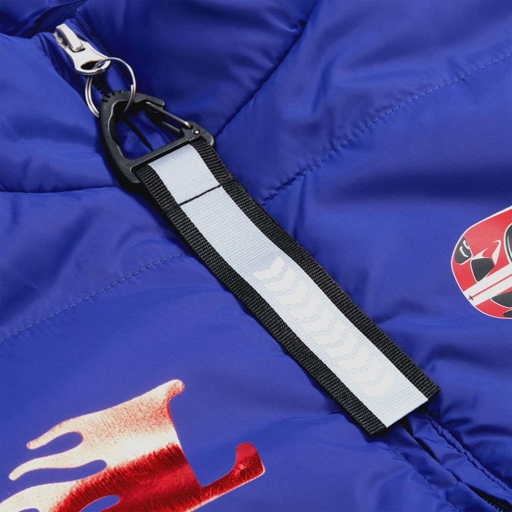 Светоотражающий брелок Flashline, серый с черным / Миниатюра нанесения (1000)