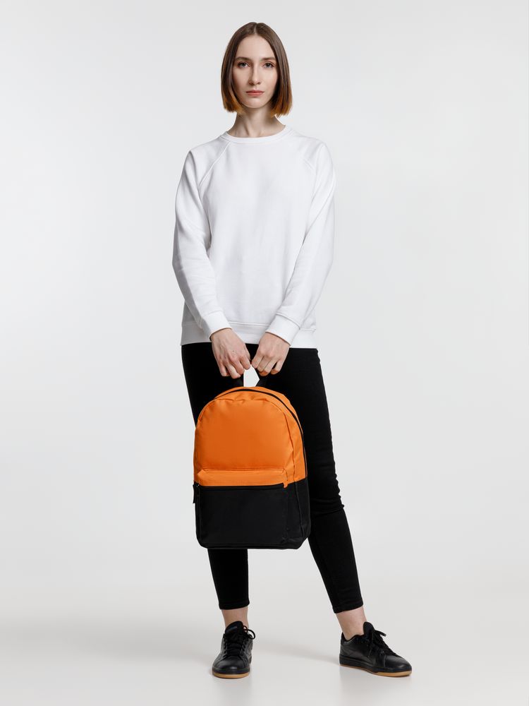 Рюкзак Base Up, черный с оранжевым / Миниатюра модельного (1000)