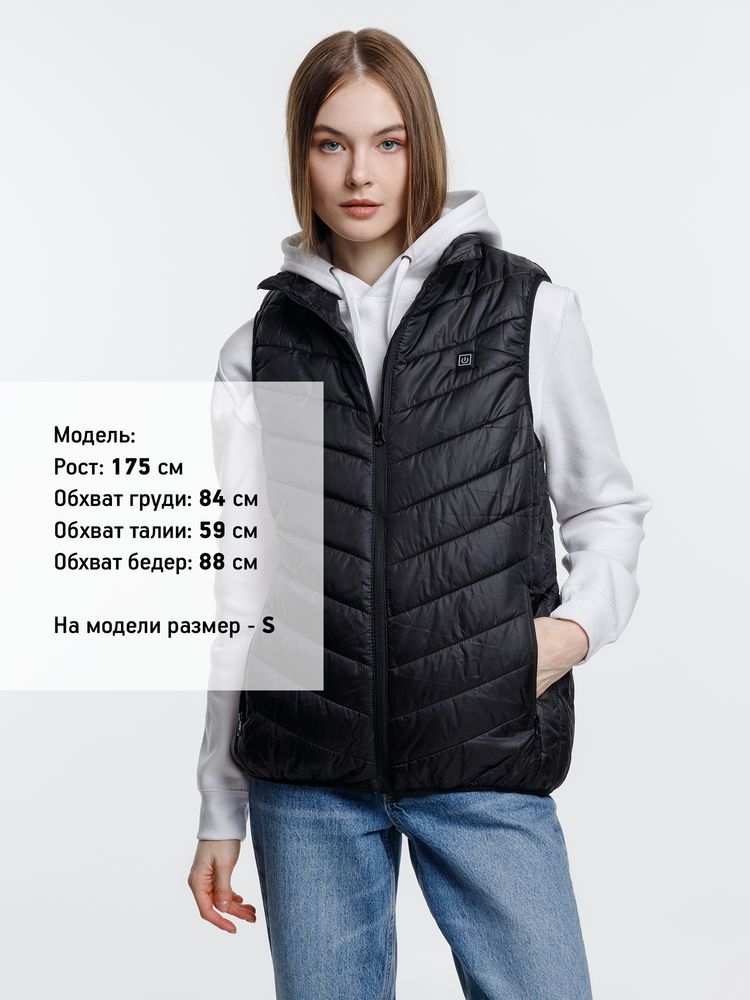 Жилет с подогревом Thermalli Valmorel, черный / Миниатюра WWW (1000)