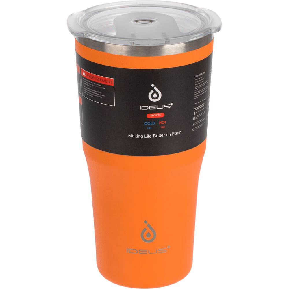 Термостакан Sapporo М, оранжевый / Миниатюра WWW (1000)