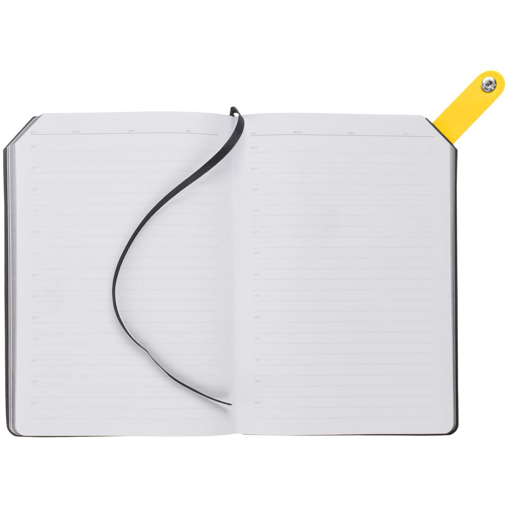 Ежедневник Angle, недатированный, желтый / Миниатюра WWW (1000)