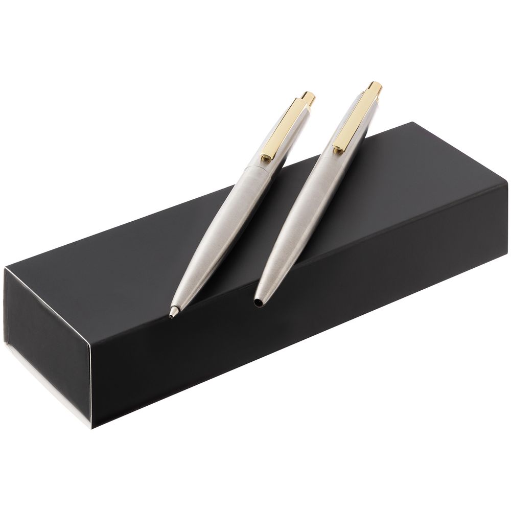 Набор из механического карандаша и ручки Poetica, золотистый / Миниатюра WWW (1000)