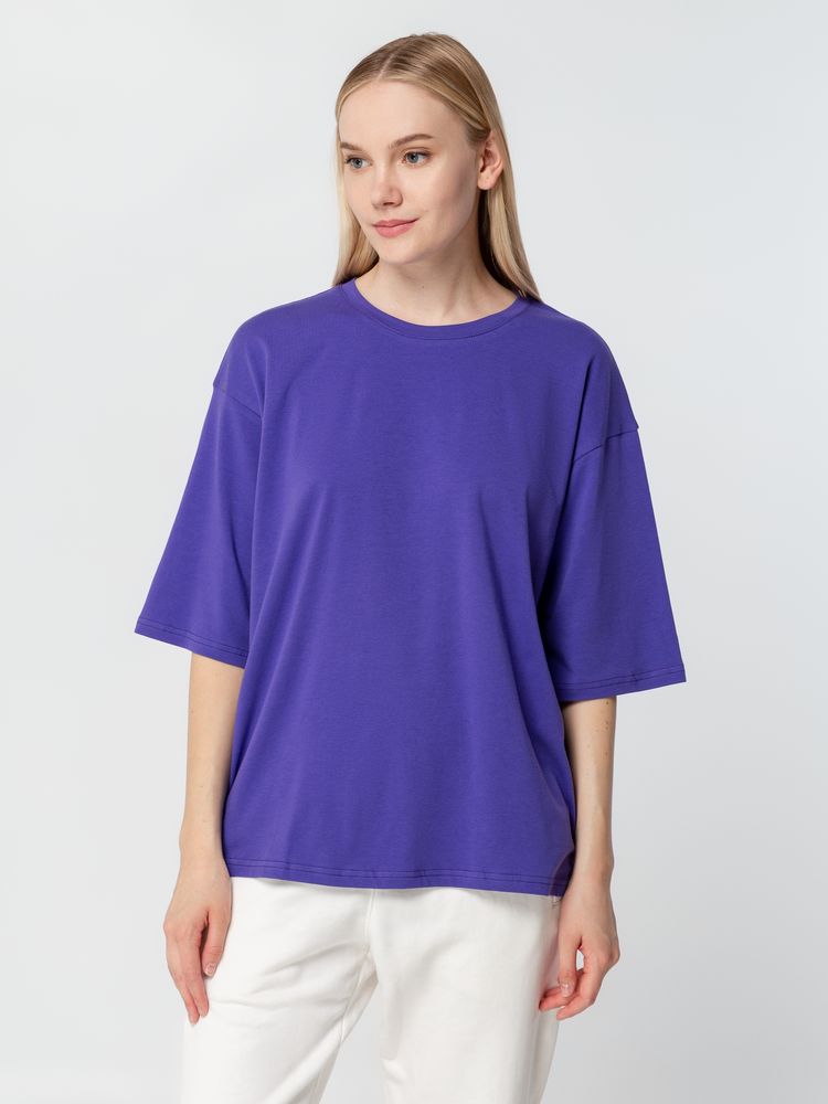 Футболка унисекс оверсайз Street Vibes, фиолетовая / Миниатюра WWW (1000)