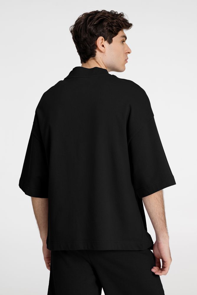 Футболка оверсайз унисекс T9, черная / Миниатюра WWW (1000)