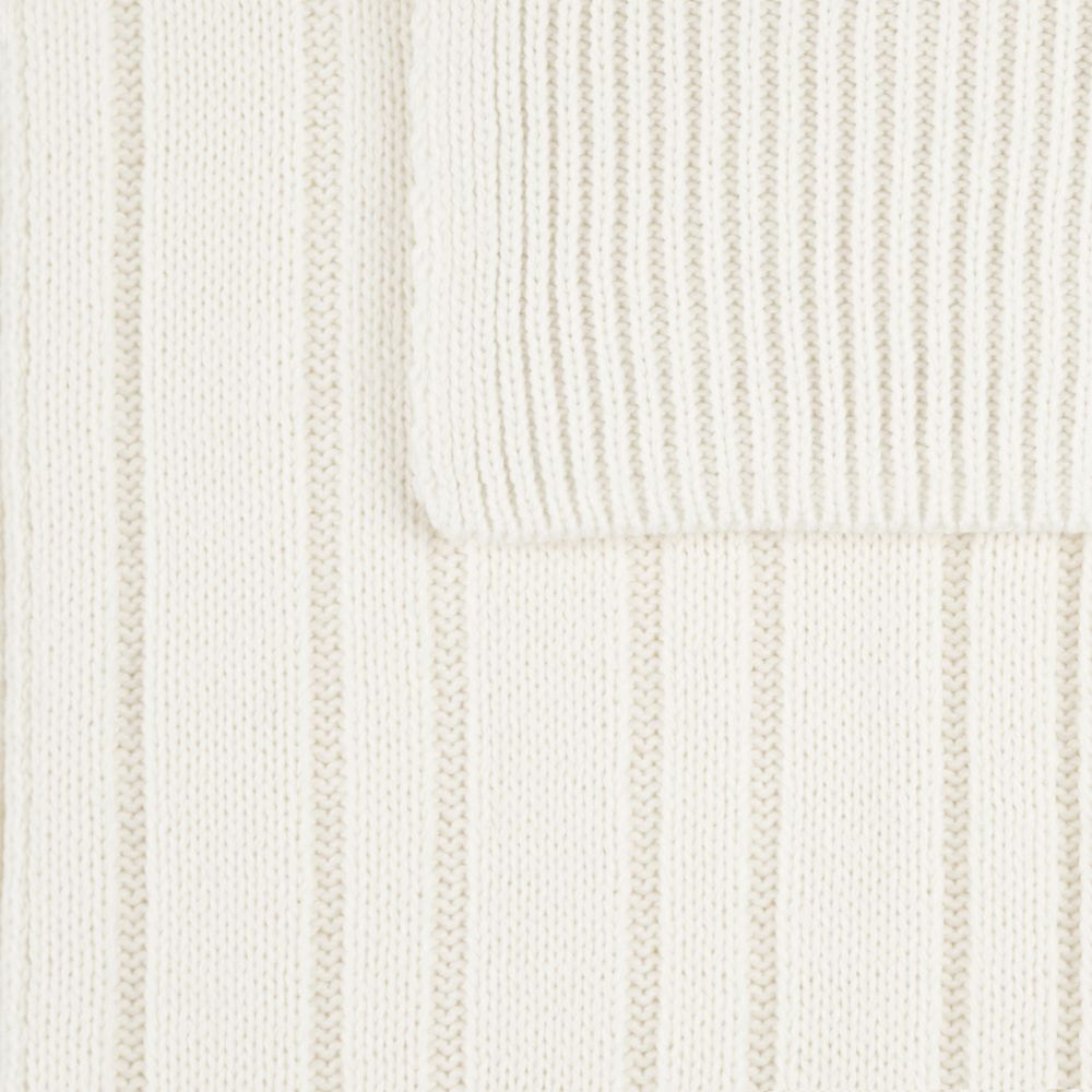 Шарф Knit Beat, белый (молочный) / Миниатюра WWW (1000)
