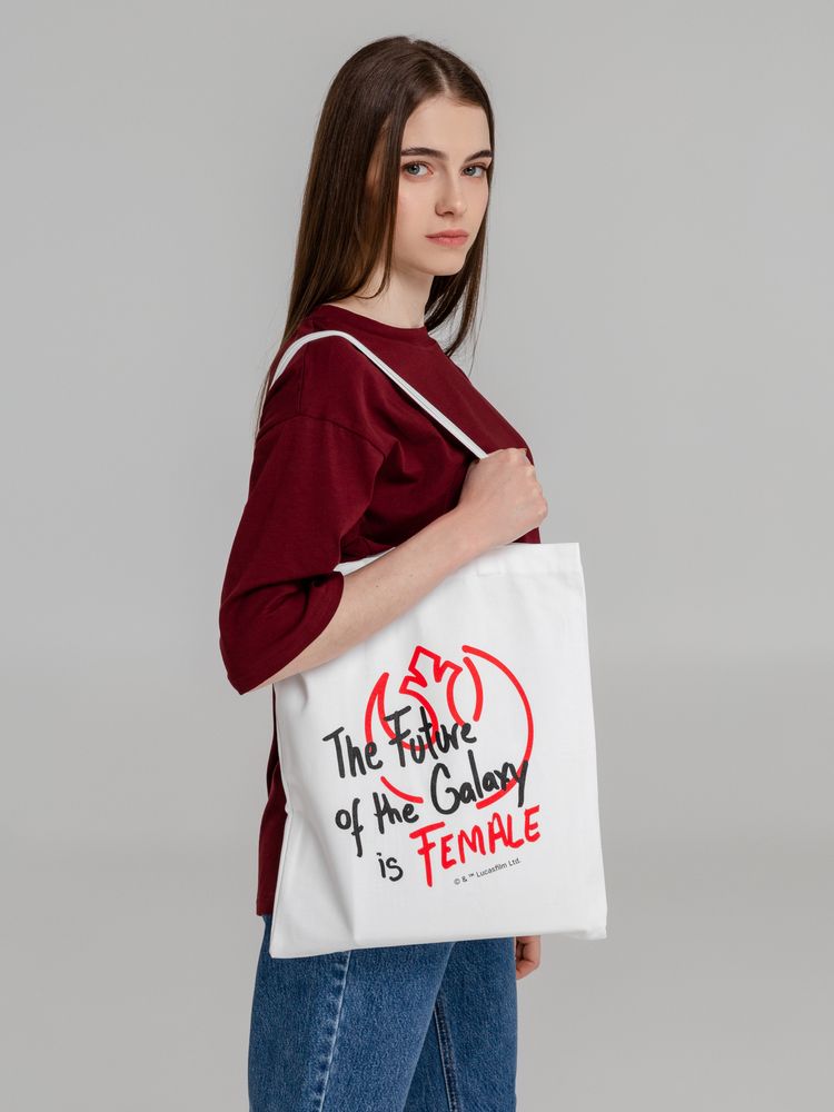 Холщовая сумка The Future Of The Galaxy, белая / Миниатюра WWW (1000)