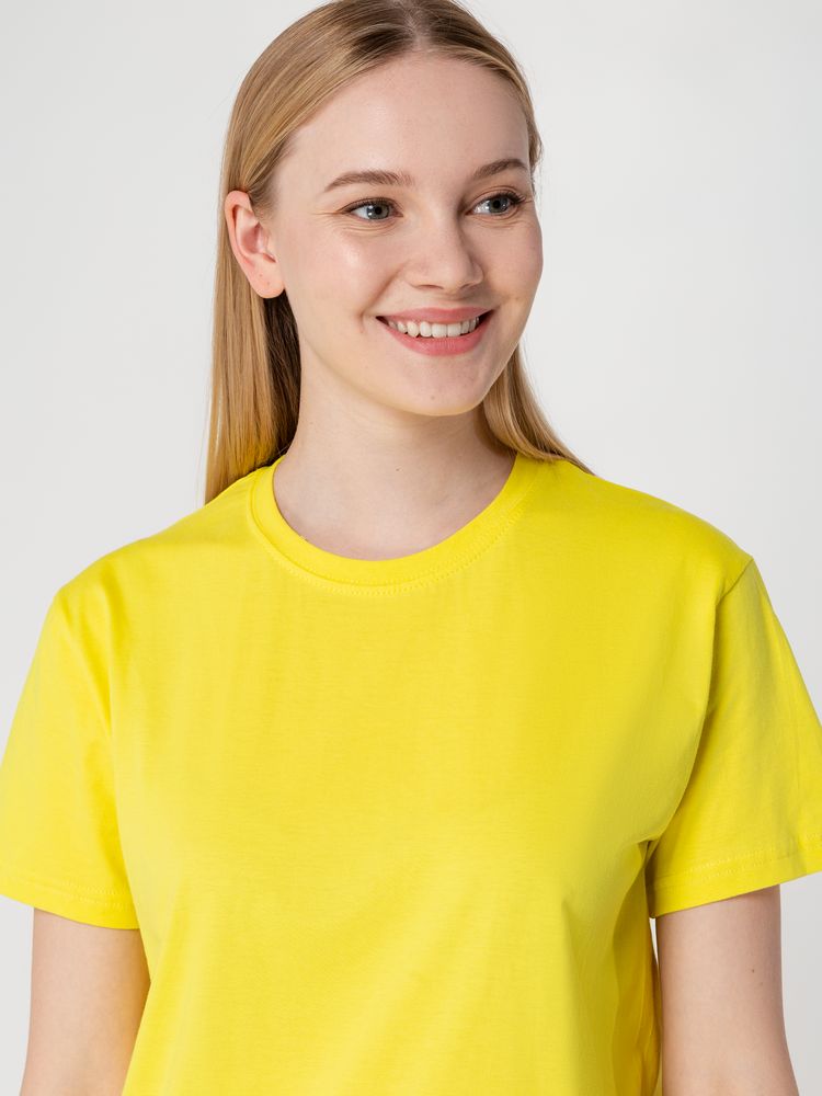 Футболка унисекс T-Bolka 160, желтая / Миниатюра WWW (1000)