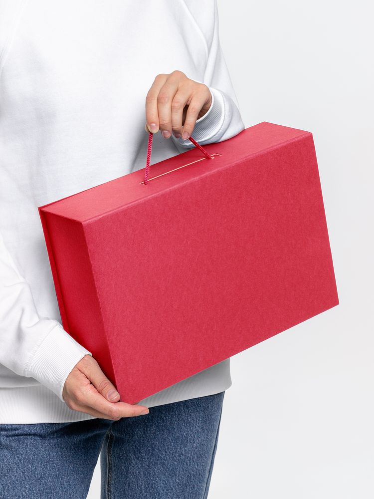 Коробка Case, подарочная, красная / Миниатюра WWW (1000)