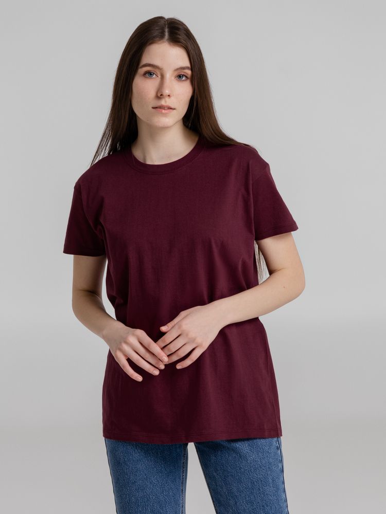 Футболка Imperial 190, бордовая / Миниатюра WWW (1000)