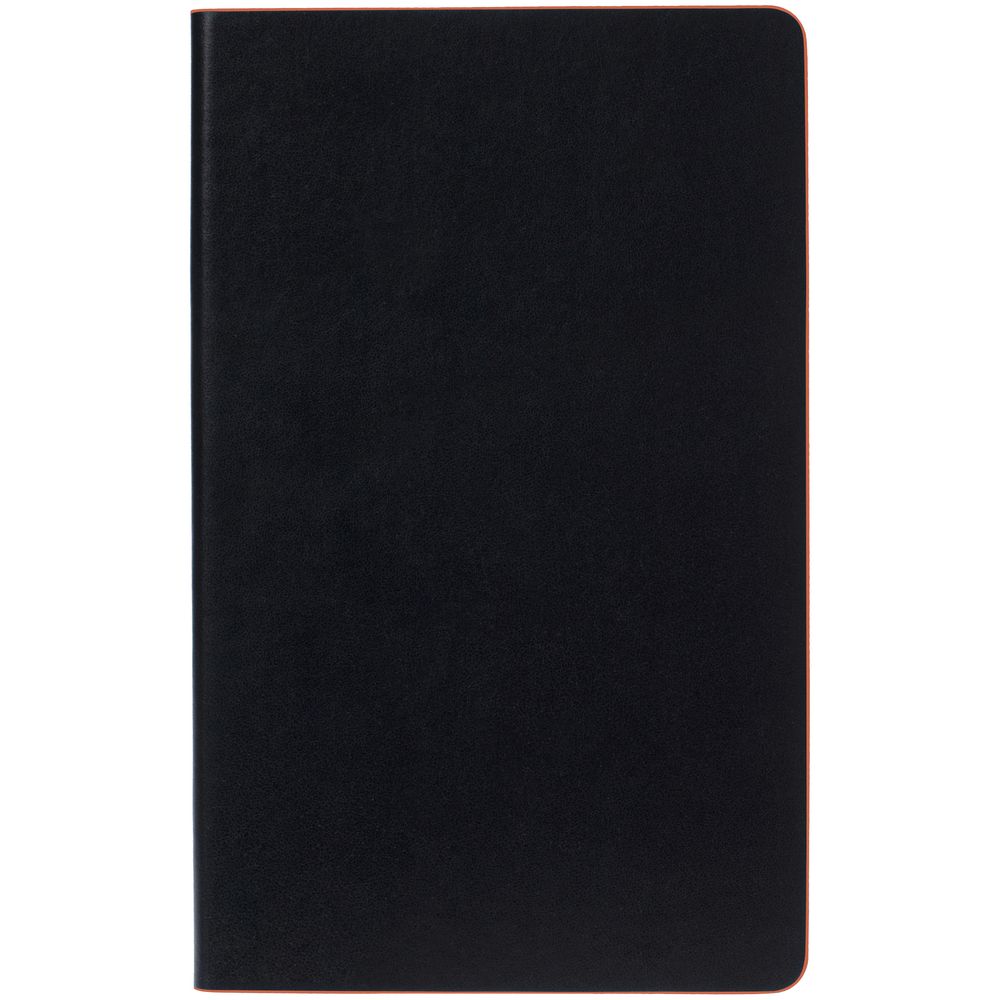 Ежедневник Trait, недатированный, черный с оранжевым / Миниатюра WWW (1000)