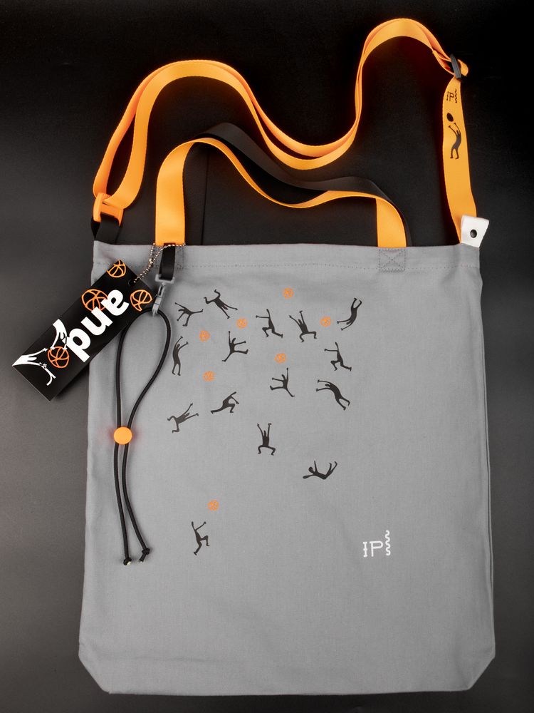 Основа для сумки для покупок В4, серая / Миниатюра нанесения (1000)