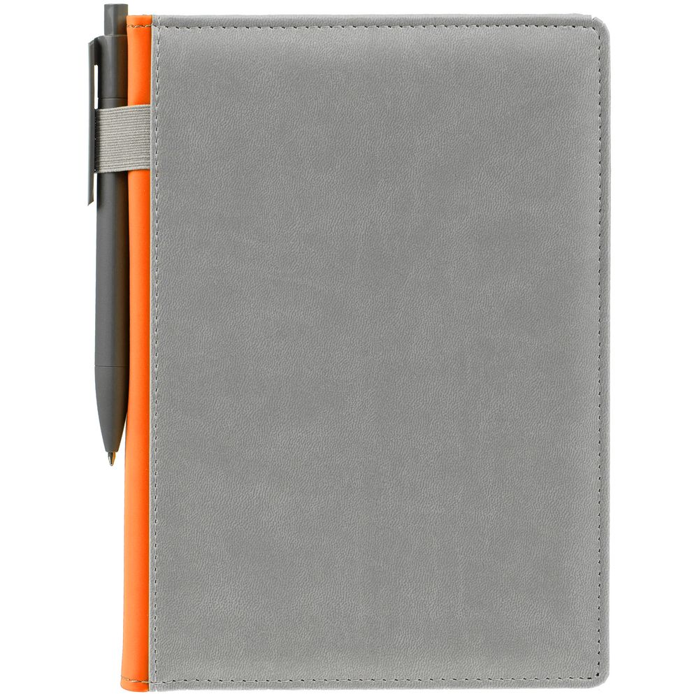 Ежедневник Spain, недатированный, серый с оранжевым / Миниатюра WWW (1000)