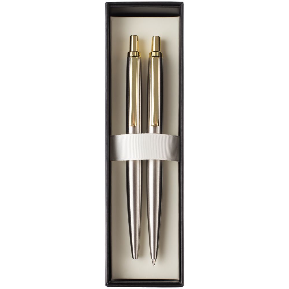 Набор из механического карандаша и ручки Poetica, золотистый / Миниатюра WWW (1000)