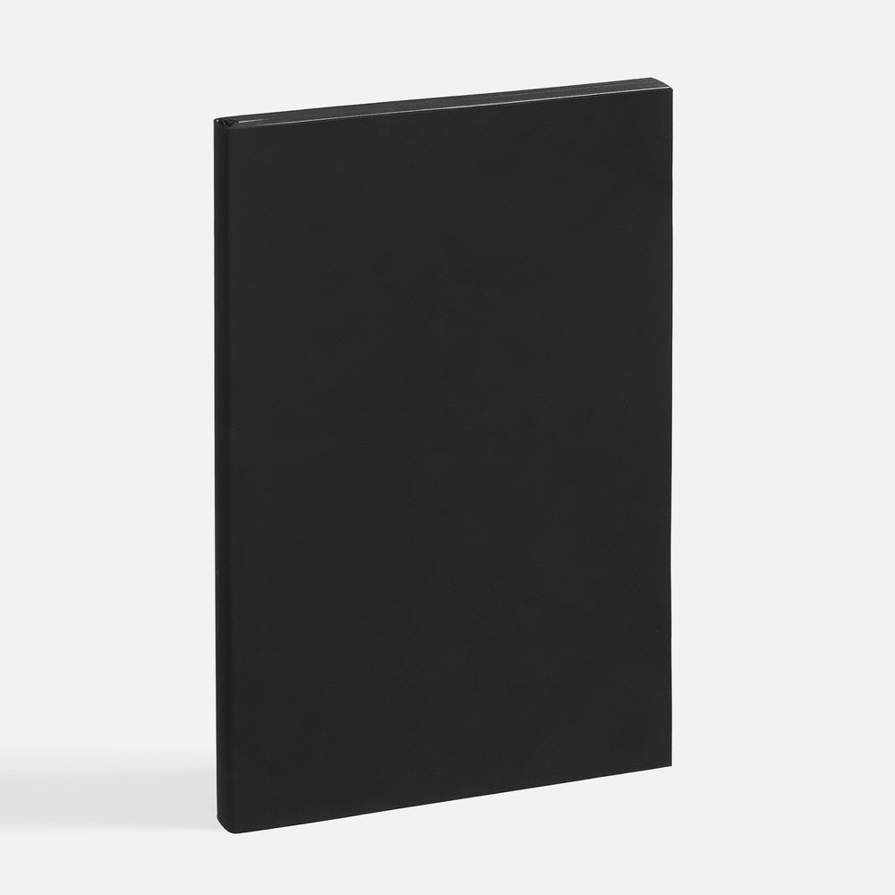 Ежедневник Flat, недатированный, черный / Миниатюра WWW (1000)