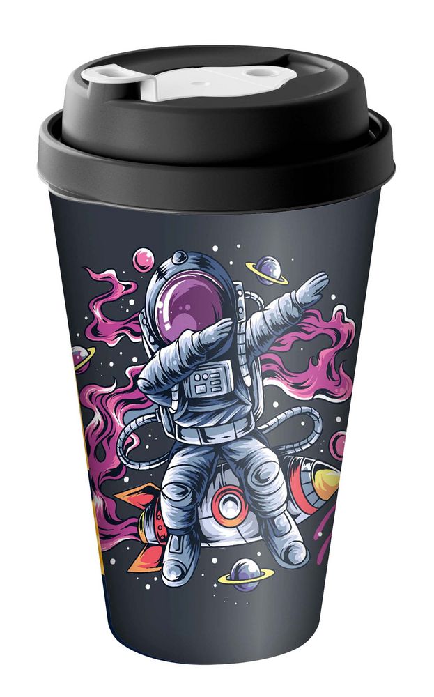 Стакан с крышкой Tumbler на заказ, M / Миниатюра WWW (1000)