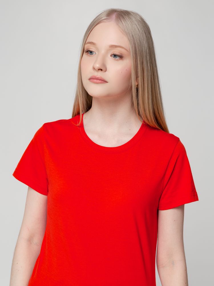 Футболка женская T-bolka Lady, красная / Миниатюра WWW (1000)