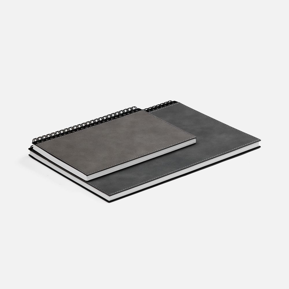 Ежедневник Notera Maxi, недатированный, серый / Миниатюра WWW (1000)